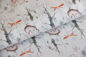 Impression numérique en coton Forêt Noire * A partir de 50 cm - 0