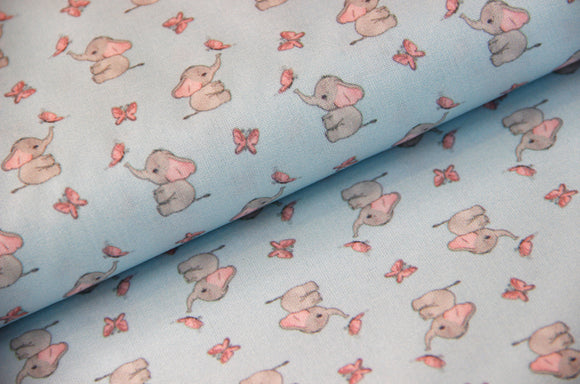 Baumwoll Digitaldruck Elefant * Ab 50 cm