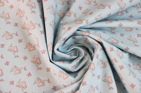 Baumwoll Digitaldruck Elefant * Ab 50 cm