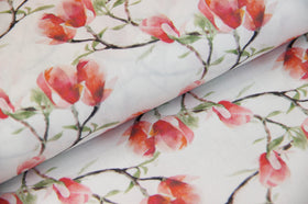 Magnolias en impression numérique en coton * À partir de 50 cm - 0