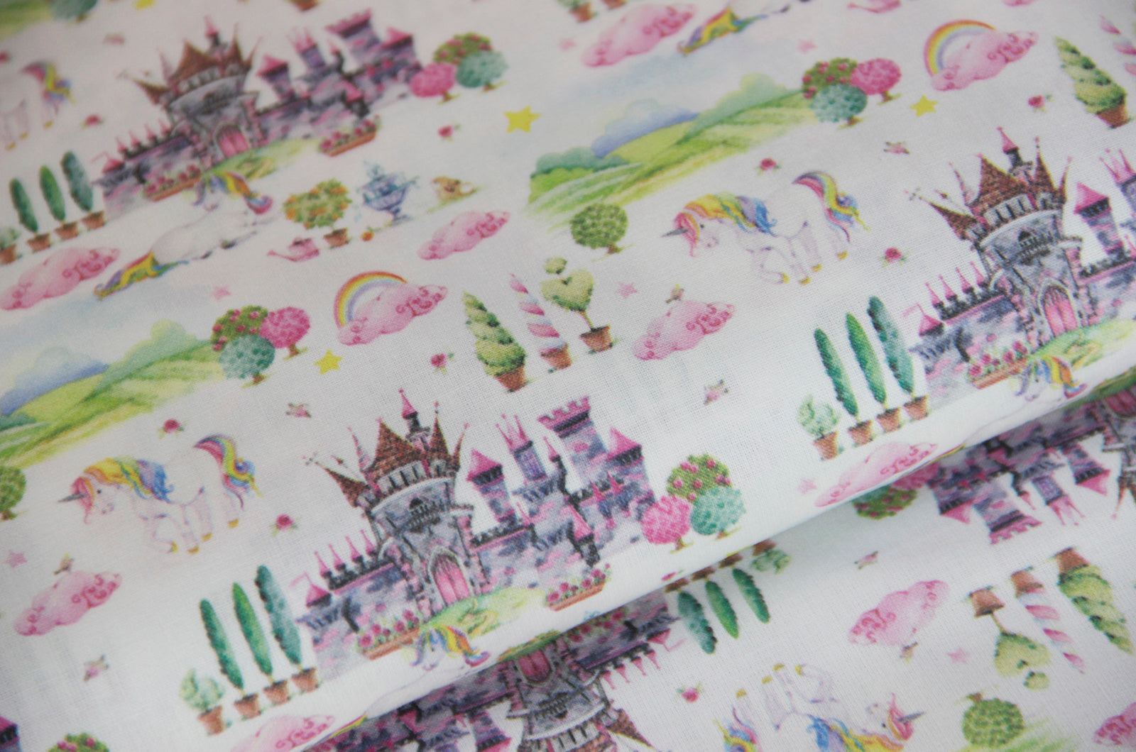 Cotton digital print magic castle * From 50 cm - 0