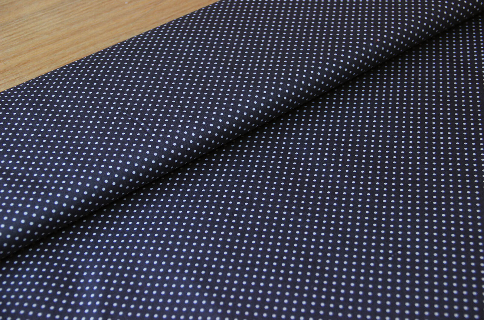 Acheter 068-gris-fonce Coton imprimé pois 2mm * A partir de 50cm