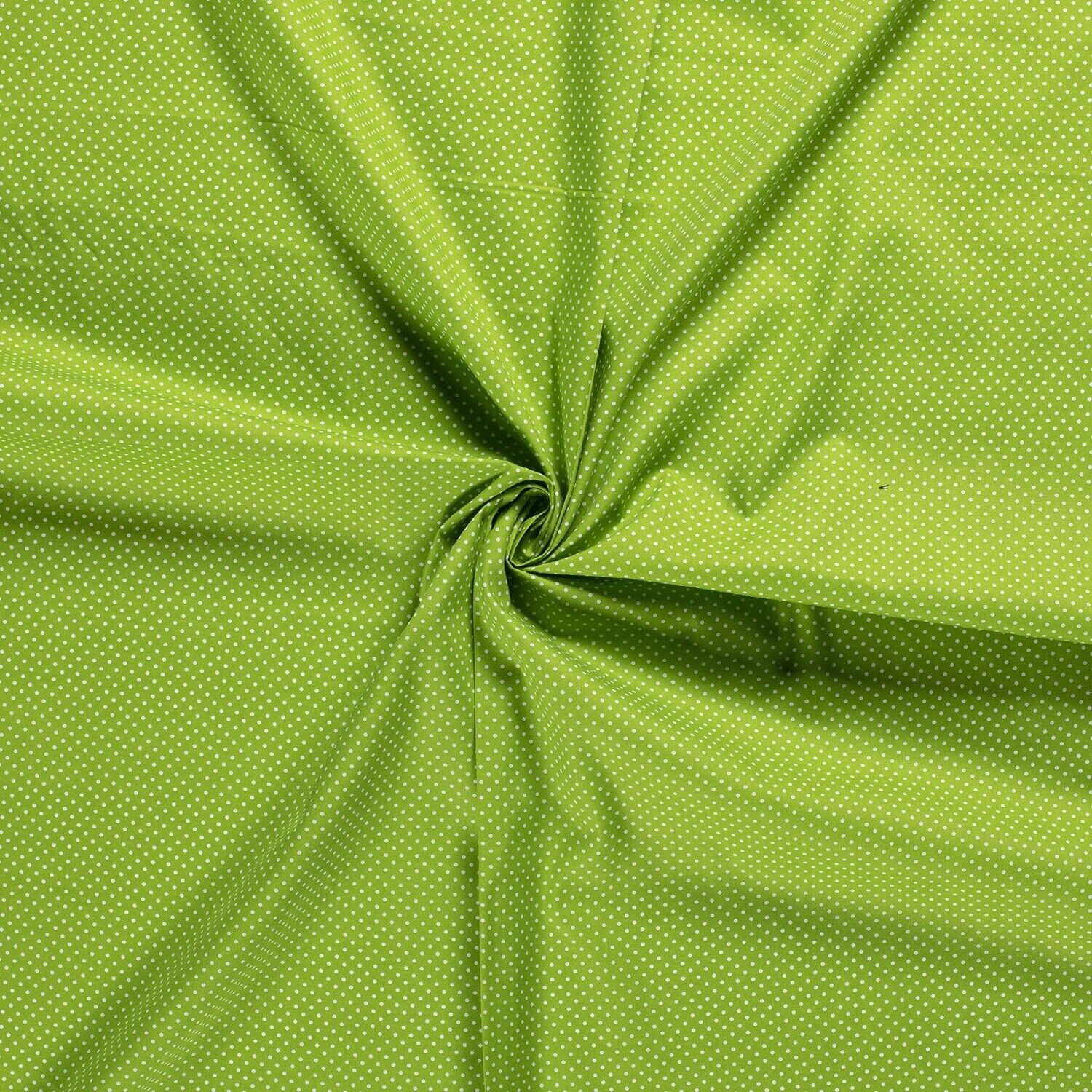 Acheter 024-vert-pomme Coton imprimé pois 2mm * A partir de 50cm