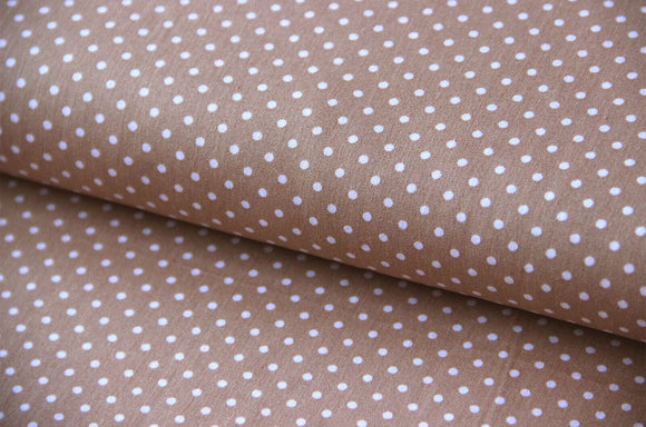 Coton imprimé pois 2mm * A partir de 50cm
