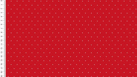 Acheter 015-rouge Jersey de coton à pois *À partir de 50 cm