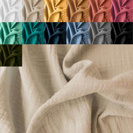 Acheter 051-creme Aspect mousseline de lin *À partir de 25 cm 