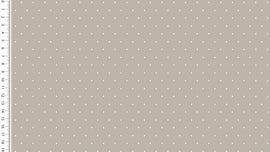 Acheter 1453-beige Jersey de coton à pois *À partir de 50 cm