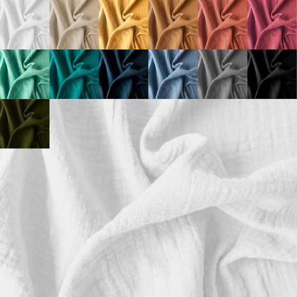 Aspect mousseline de lin *À partir de 25 cm 