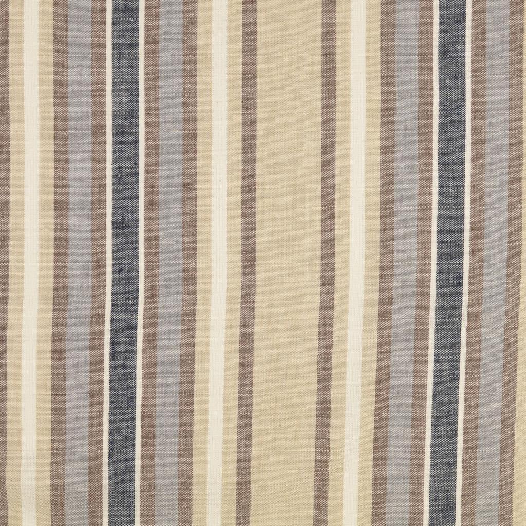 Buy 053-beige Half linen colorful stripes * From 50 cm