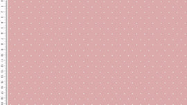 Acheter 1413-rose Jersey de coton à pois *À partir de 50 cm