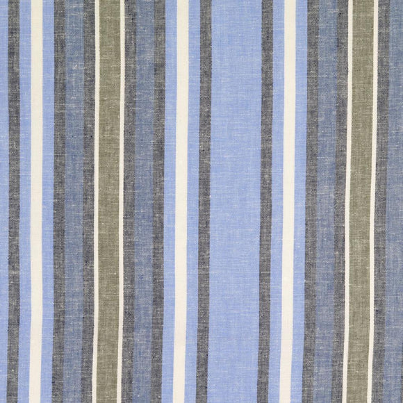 Demi lin rayures colorées * A partir de 50 cm