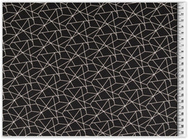 Kaufen 069-schwarz Baumwolldruck Geometrisch * Ab 25 cm