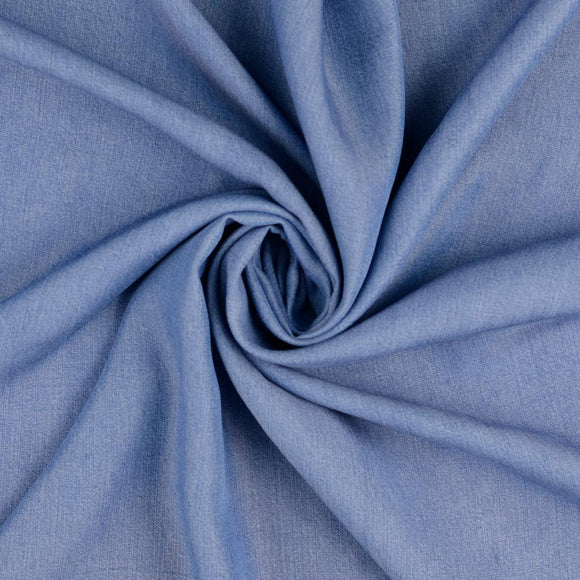 Tissu denim Lyocell léger *À partir de 50 cm
