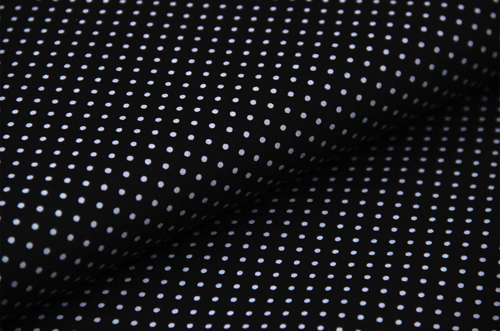 Coton imprimé pois 2mm * A partir de 50cm