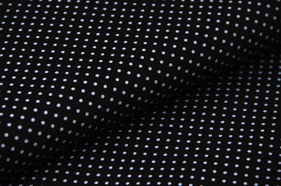 Coton imprimé pois 2mm * A partir de 50cm