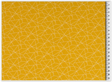Kaufen 034-curry Baumwolldruck Geometrisch * Ab 25 cm