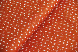 Acheter 078-terre Coton imprimé champignons * A partir de 25 cm