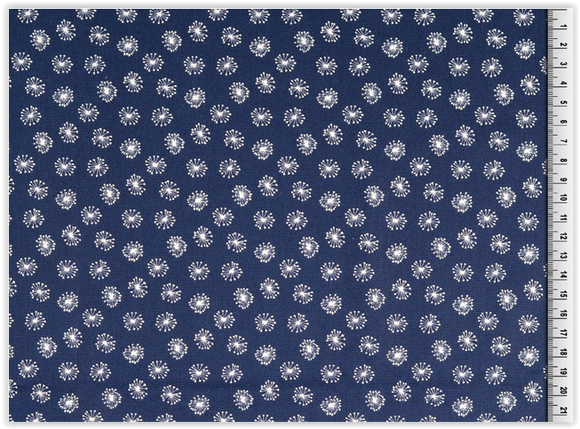 Impression coton au mètre Pissenlit * A partir de 25 cm