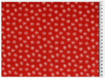 Kaufen 015-rot Baumwolldruck Meterware Pusteblume * Ab 25 cm