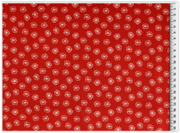 Impression coton au mètre Pissenlit * A partir de 25 cm