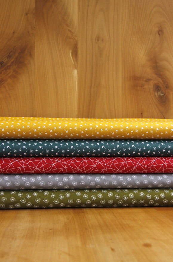 Impression coton au mètre Pissenlit * A partir de 25 cm