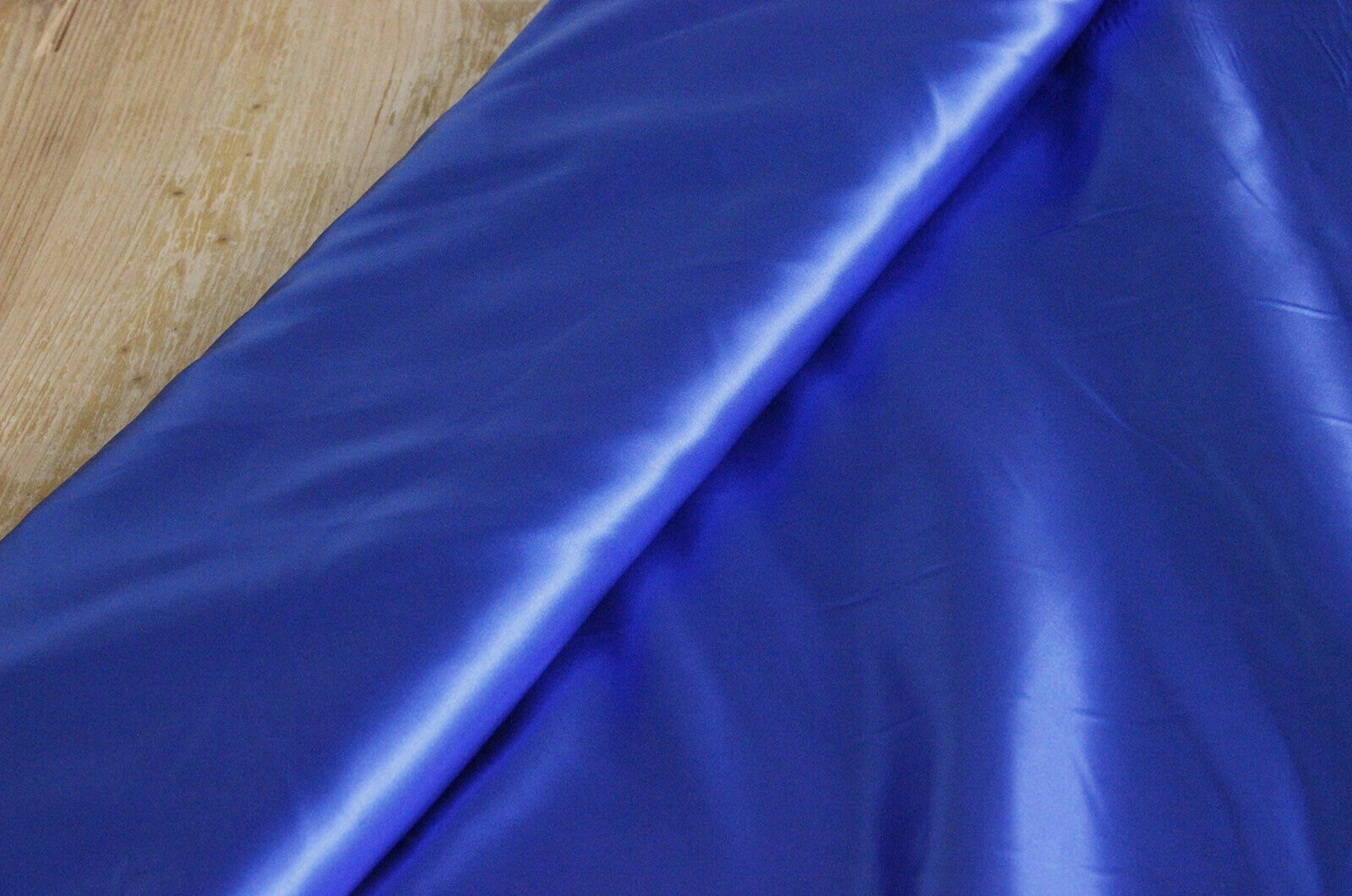 Buy 060-blue Polyester satin *From 50 cm