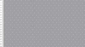 Acheter 1264-gris Jersey de coton à pois *À partir de 50 cm