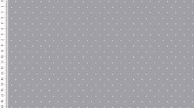 Kaufen 1264-grau Baumwolljersey Punkte *Ab 50 cm
