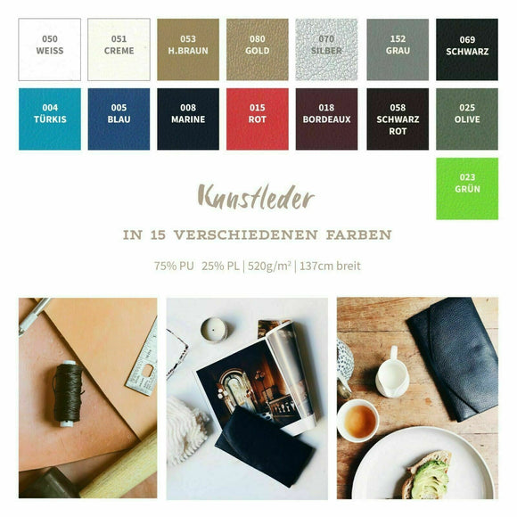 Simili cuir lisse *À partir de 50 cm