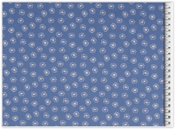 Impression coton au mètre Pissenlit * A partir de 25 cm