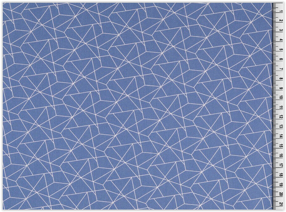 Buy 006-jeans Cotton print Geometric * From 25 cm