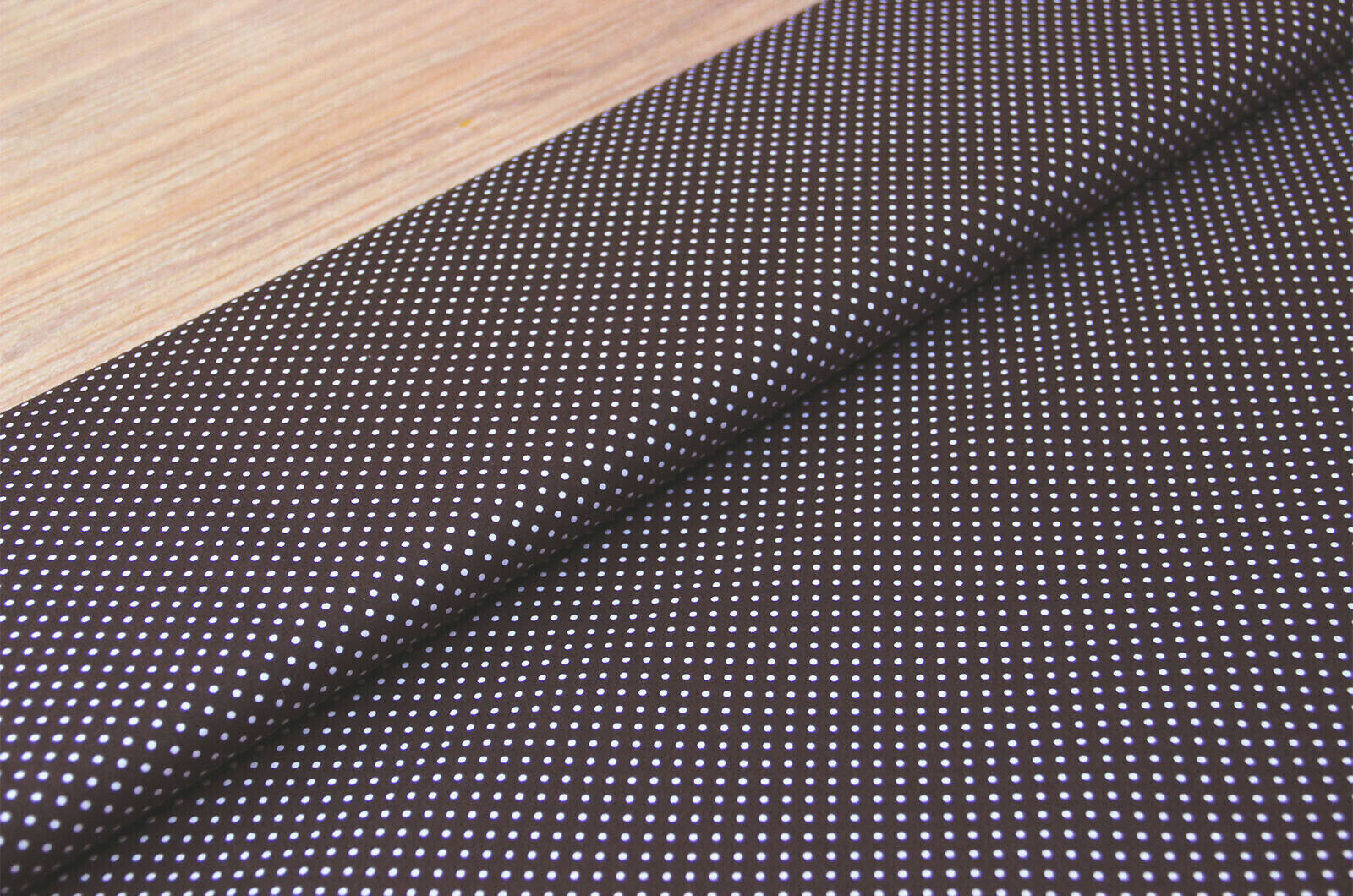 Buy 055-brown Cotton print dots 2mm * From 50cm