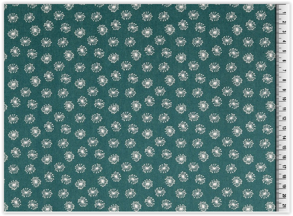 Impression coton au mètre Pissenlit * A partir de 25 cm