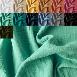 Acheter 021-menthe Aspect mousseline de lin *À partir de 25 cm 