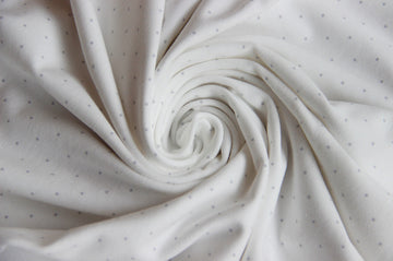 Buy 1451-h-gray-white Cotton jersey dots *From 50 cm