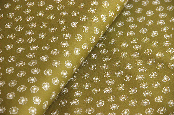 Impression coton au mètre Pissenlit * A partir de 25 cm