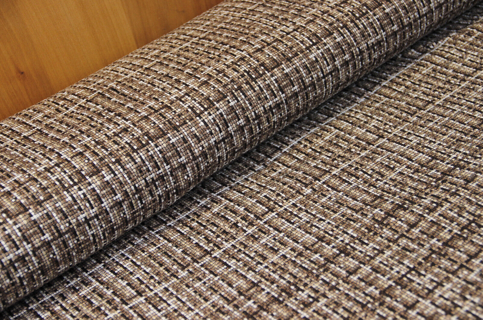 Buy 002-brown-gray Upholstery fabric * From 50 cm