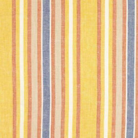 Acheter 031-jaune Demi lin rayures colorées * A partir de 50 cm