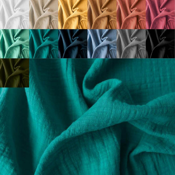 Aspect mousseline de lin *À partir de 25 cm 