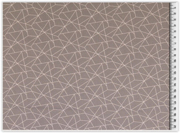 Kaufen 063-grau Baumwolldruck Geometrisch * Ab 25 cm