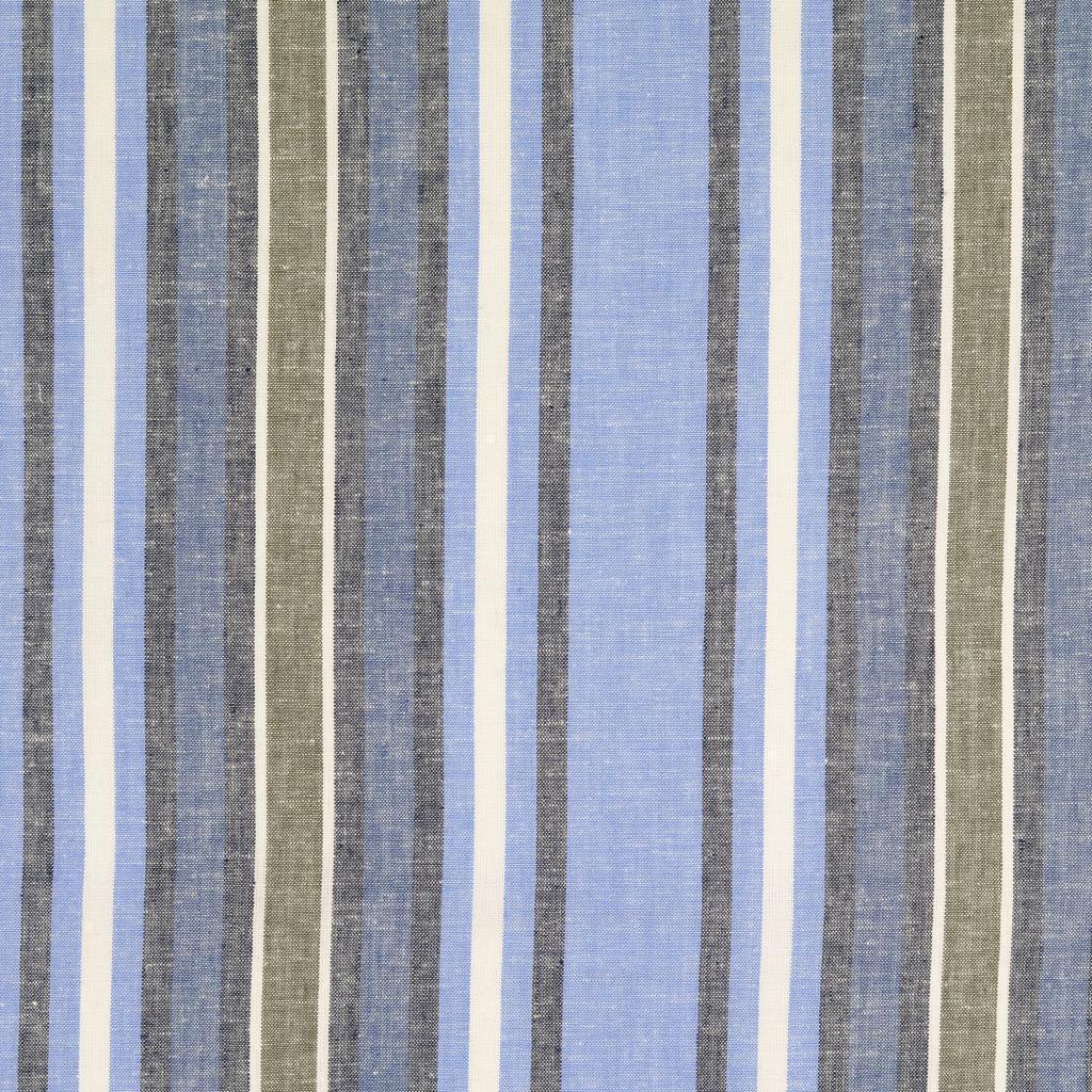 Half linen colorful stripes * From 50 cm