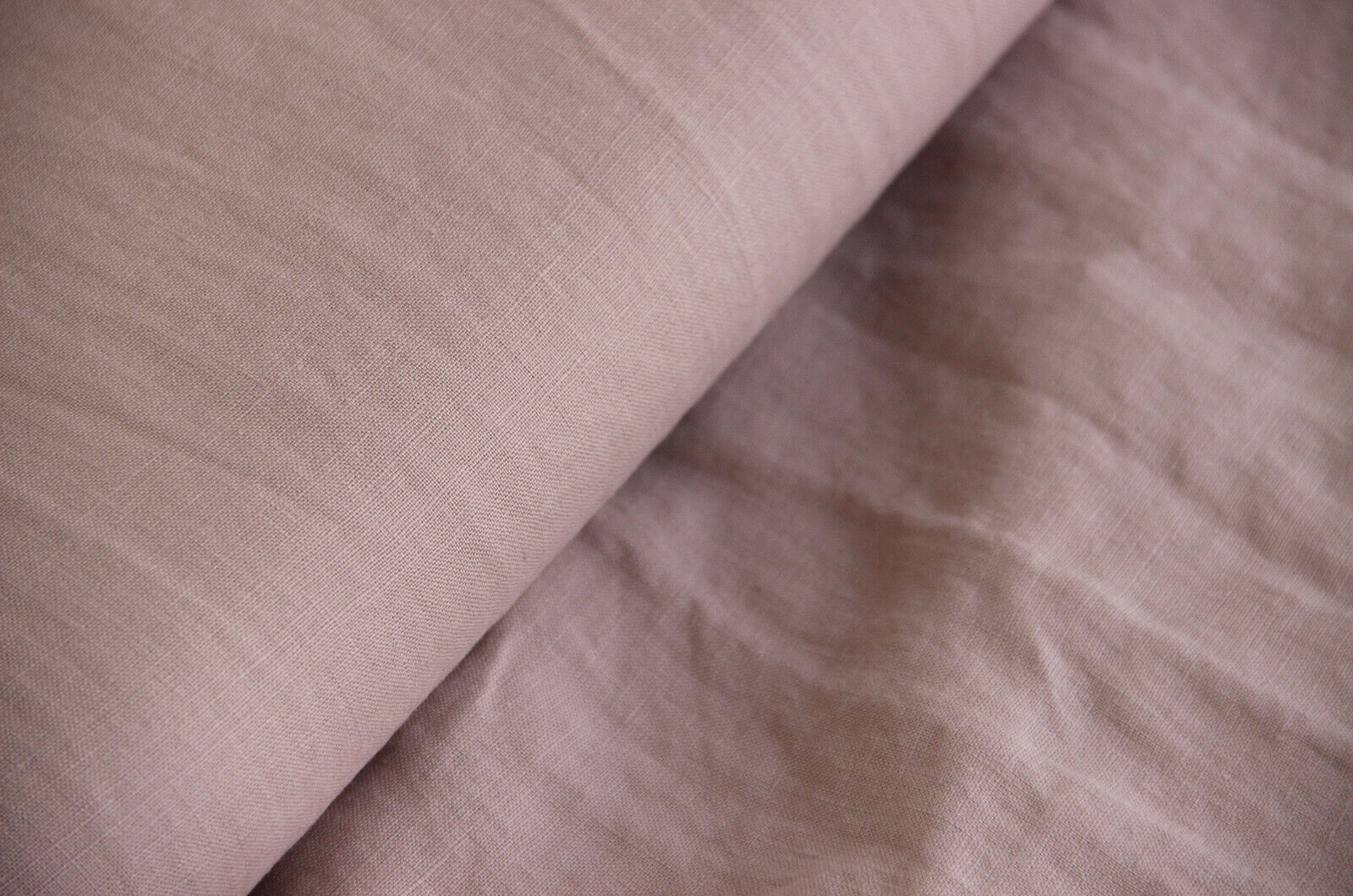 Buy 413-old-pink Washed summer linen * From 50 cm