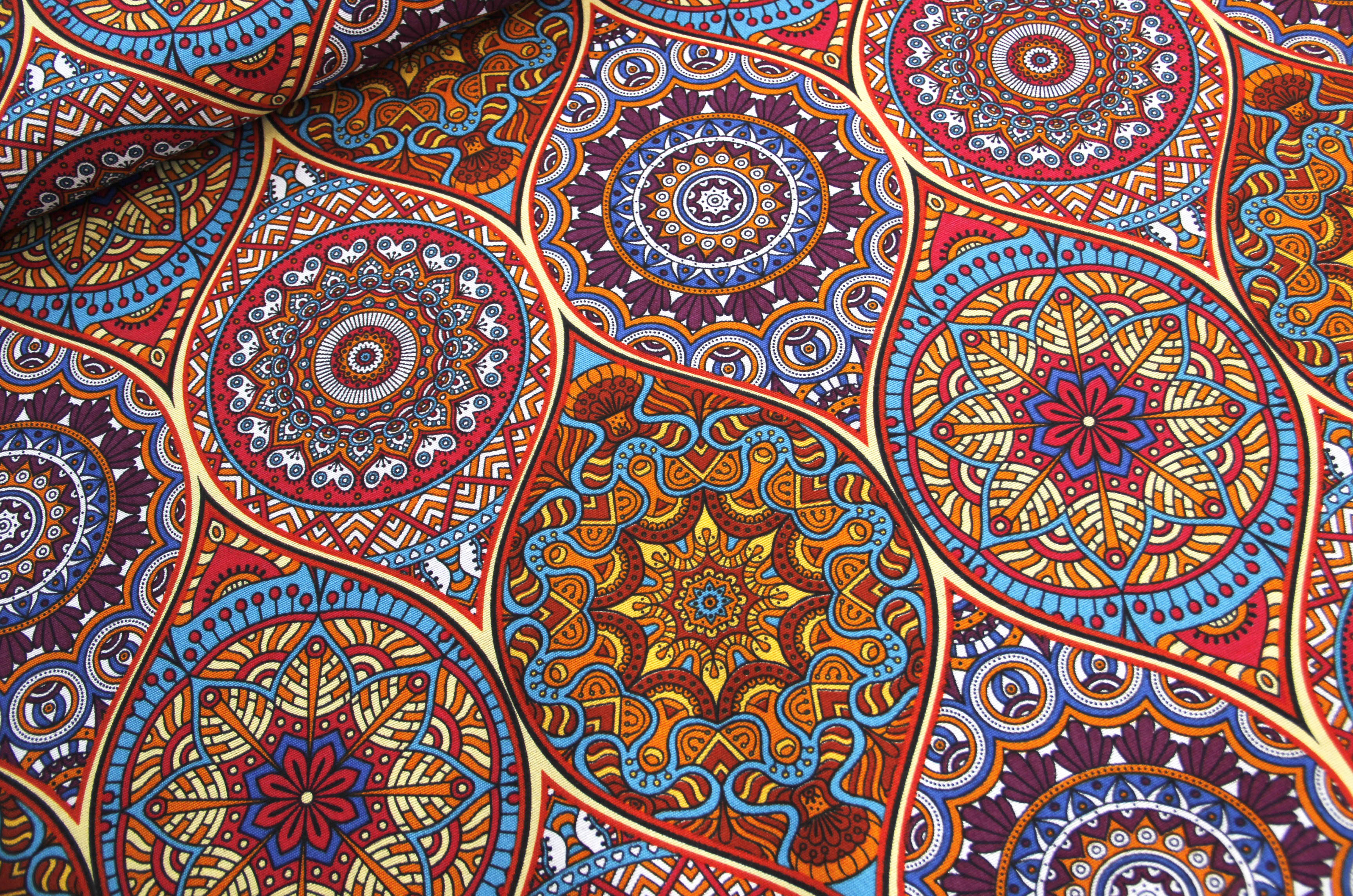 Decorative fabric oriental mandala *From 50 cm