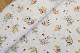 Dekostoff kleine Hasen *Ab 50cm