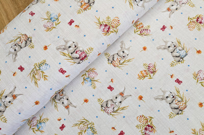 Dekostoff kleine Hasen *Ab 50cm