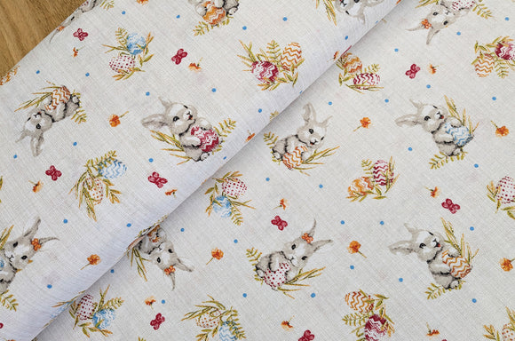 Dekostoff kleine Hasen *Ab 50cm