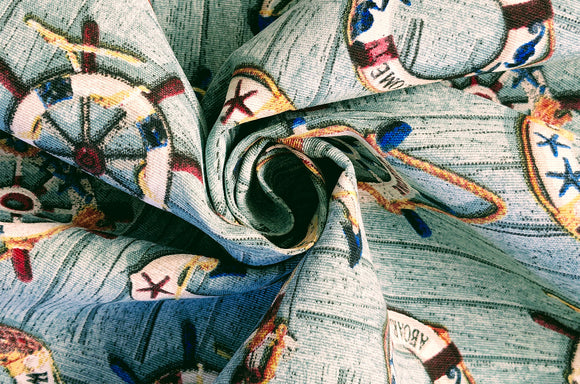 Dekostoff maritimes Holz *Ab 50cm