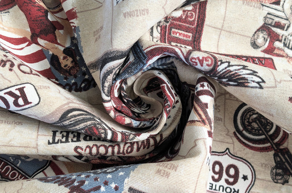 Dekostoff USA *Ab 50cm