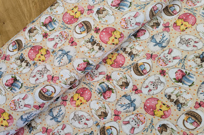 Dekostoff Ostereier *Ab 50cm