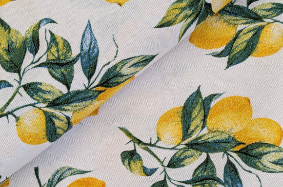 Dekostoff Zitronen *Ab 50cm